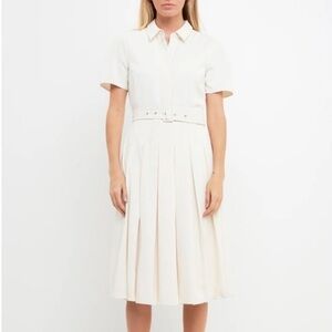 NWOT Small Cream English Factory Midi Dress